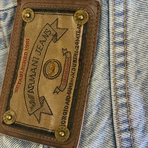 Armani vintage jeans